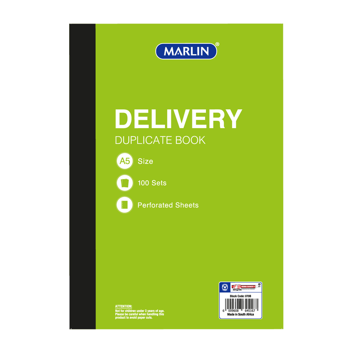 Marlin A5 Carbon Duplicate Delivery Book