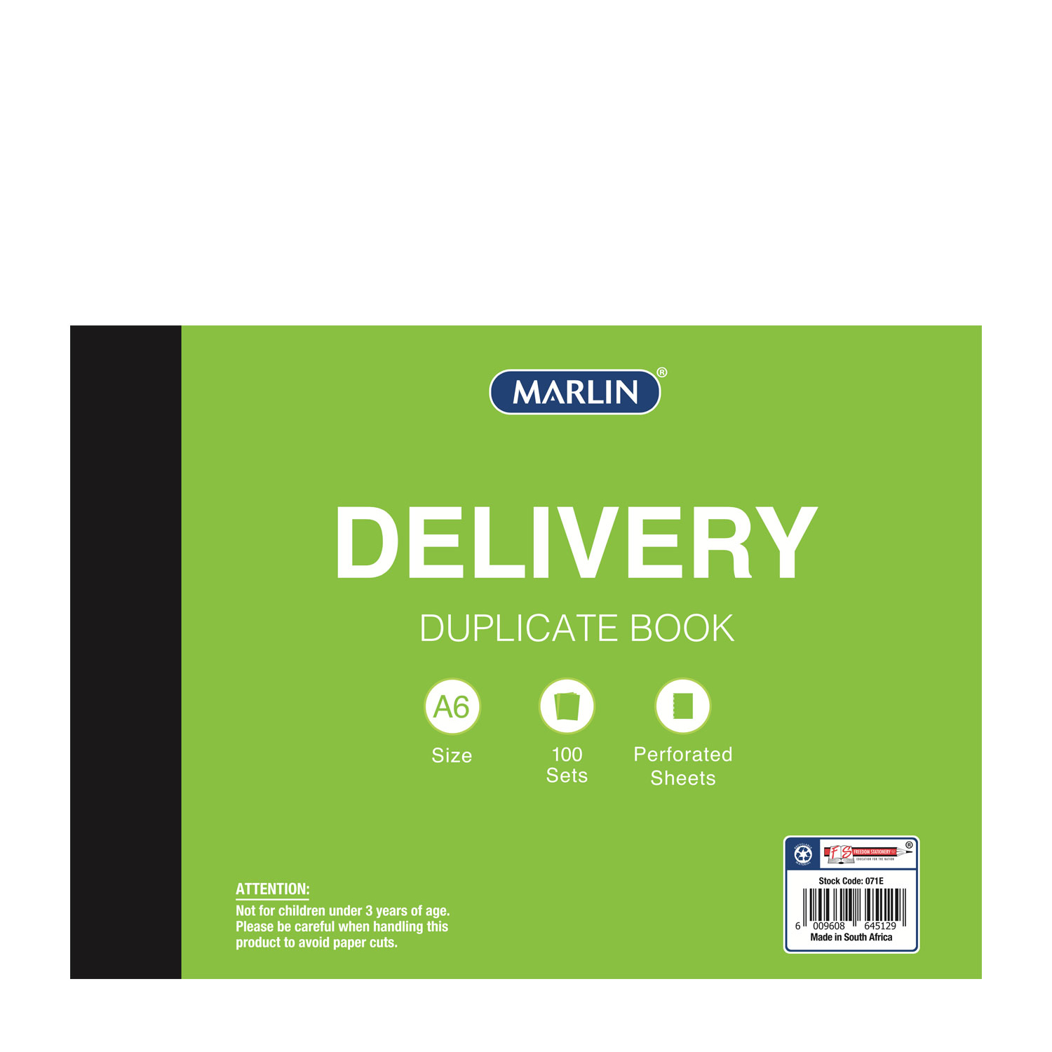 Marlin A6 Carbon Duplicate Delivery Book