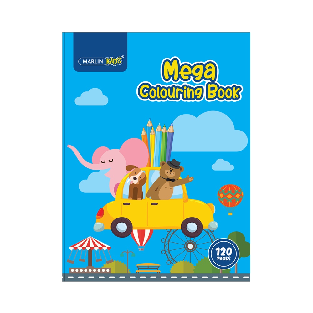 Marlin Colouring Book Mega 120 Pages