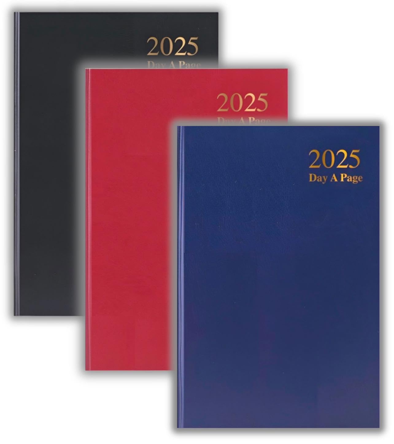 A5 Diary 2026 Black, Blue, Burgundy