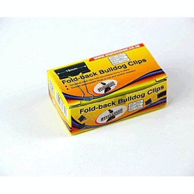 Statesman 19mm Foldback Clips 12's