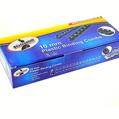 Binding Combs Black 10mm 100 Pack