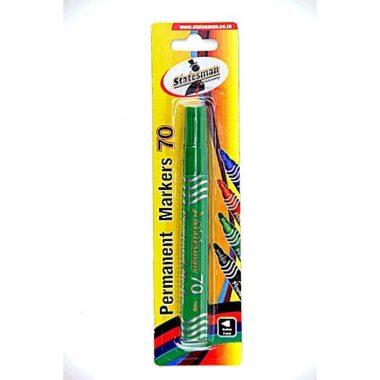 Statesman Green Permanent Marker Single