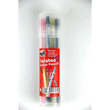 Blak Brand Retractable Colour Pencils 12's