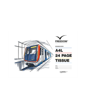 Freedom A4L Drawing Book 24 Pages (With Tissue)