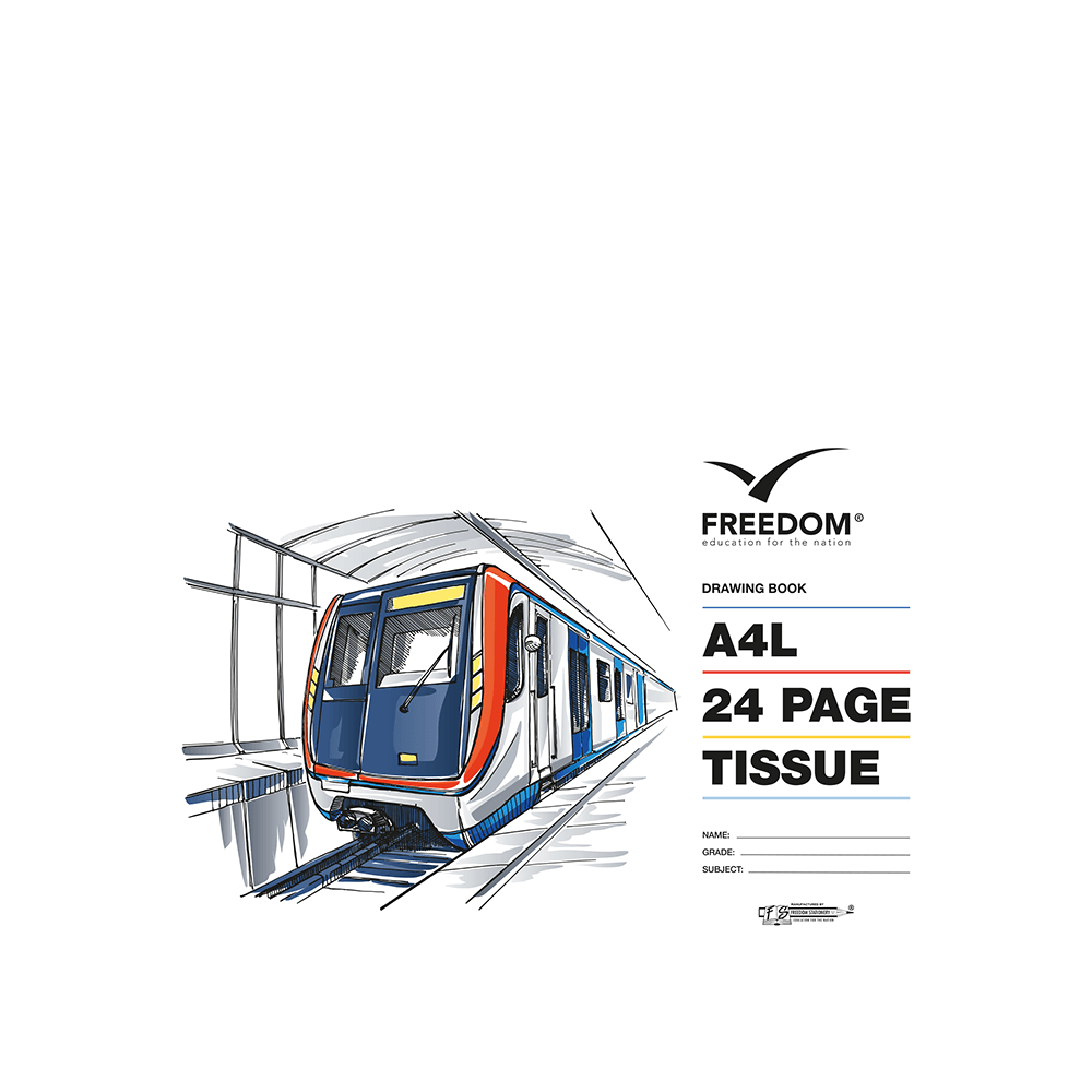 Freedom A4L Drawing Book 24 Pages (With Tissue)