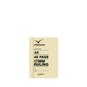 Freedom A5 48 Pages College Exercise Book 17mm Ruled