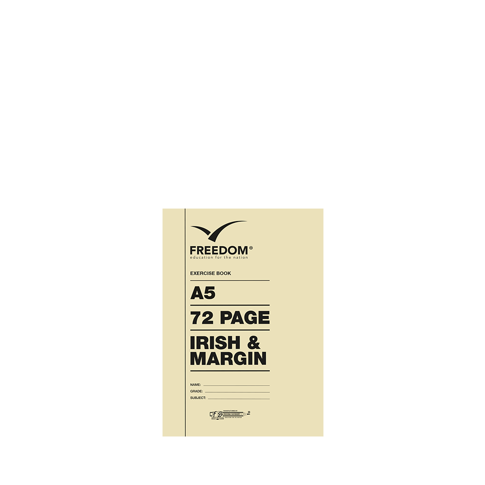 A5 72 Pages College Exercise Book Irish