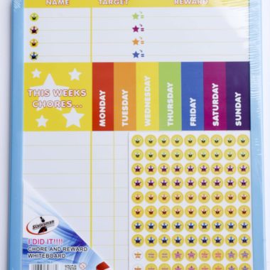 Chore & Reward Whiteboard With Whiteboard Marker - Ideal for Gifts