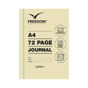 Freedom A4 72 Pages College Exercise Book Journal