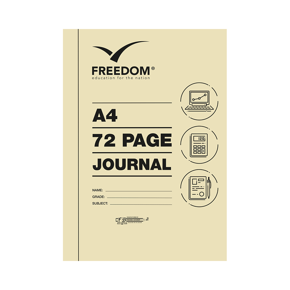 Freedom A4 72 Pages College Exercise Book Journal