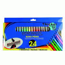 Statesman Felt Tip Koki Pens 24's - Special Offer