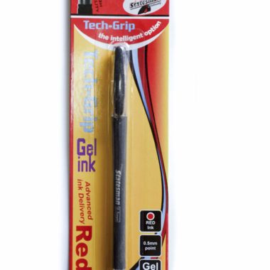 Statesman Gel Pen Tech Grip Red 0.5