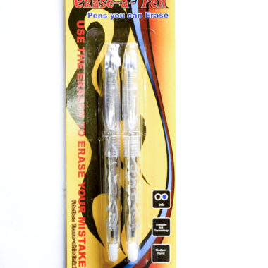 2 Piece Erasable Ball Pen on Card Special Offer