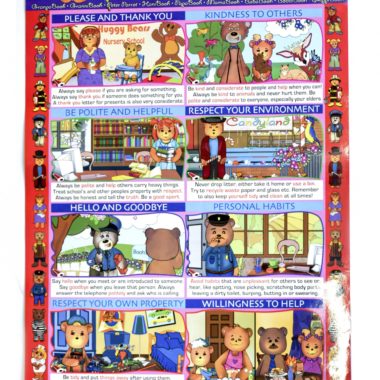 Educational Wall Respect & Consideration - Dry & Wipe A1 Size (Laminated)