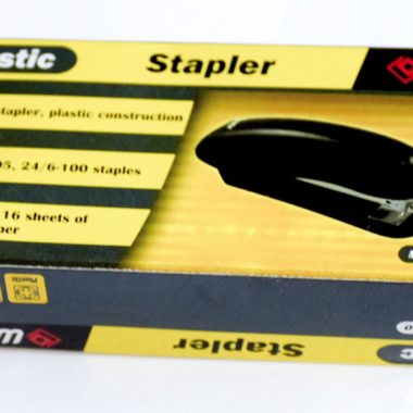 Wex Black Half Strip Plastic Stapler - 20 Sheets - Special Offer !!!
