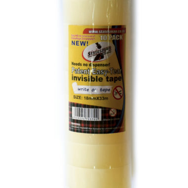 Invisible Tape 18x33 Pack Of 10