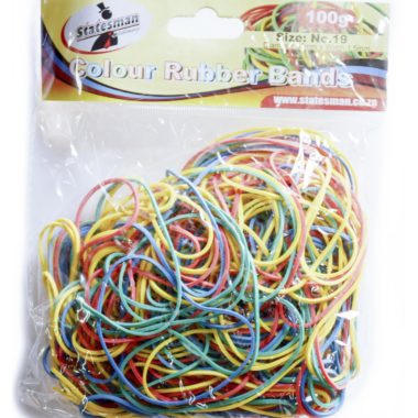 Rubber Band Colour Size 19 100g