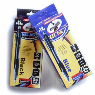 Statesman Gel Click Pen K1027 Blue 10 Pack Special Offer !!!