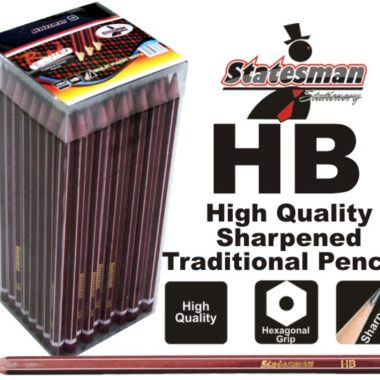 Statesman HB Pencils 100's - Ideal For Home, School & Offices