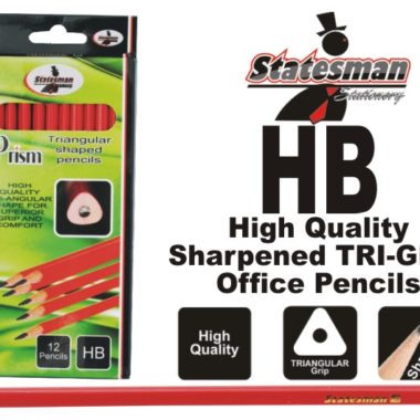 Statesman HB Tri-Grip Pencils 12's