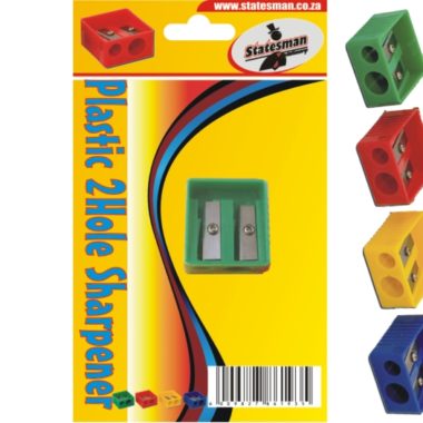 Statesman Sharpener 2 Hole Plastic