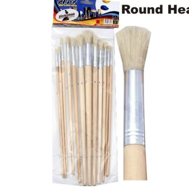 Artist Paint Brush Set 12PC Round