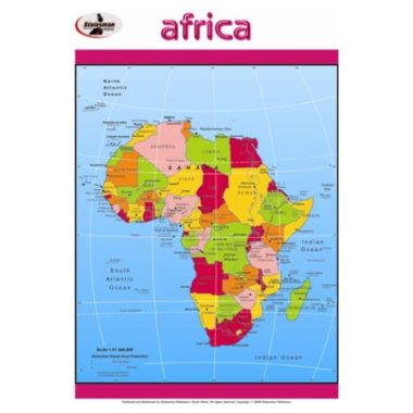 Educational Wall Chart Africa ? Dry & Wipe A1 Size (Laminated)
