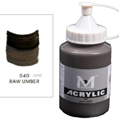 Number 540 Raw Umber Professional Acrylic Paint