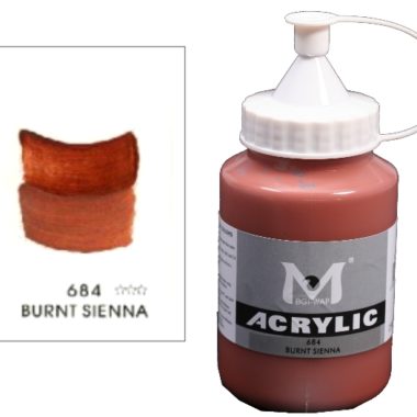 Number 684 Burnt Sienna Professional Acrylic Paint