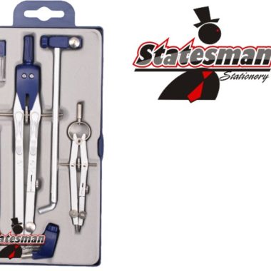 Statesman Technical Drawing Compass Set 6PC