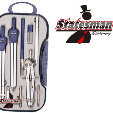 Statesman Technical Drawing Compass Set 9PC