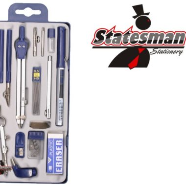 Statesman Technical Drawing Compass Set 15PC