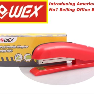 Wex Full Strip Plastic Stapler - 20 Sheets (Red/Green) - Special Offer !!!