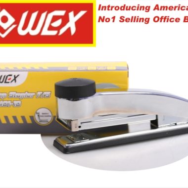 Wex Bump Heavy Duty Half Strip Metal Stapler - 20/30 Sheets