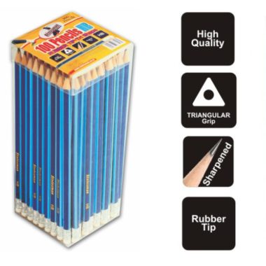 Statesman HB Pencils With Rubber Tip 100's ** Special Offer **