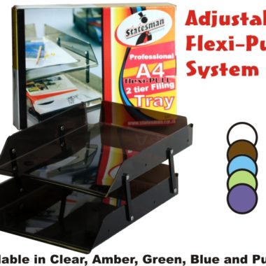 Statesman 2 Tray Flexi-Pull Adjustable Filing System