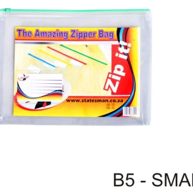 A5 Zipper Bag Clear
