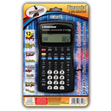Calculator - Statesman Brand 10 Digit Financial Business Ideal For FInance students