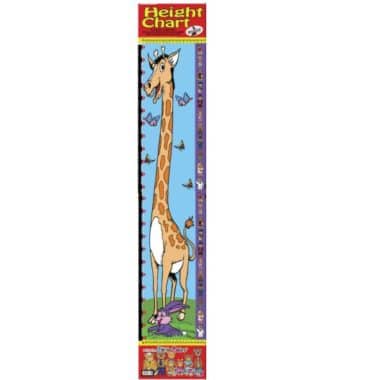 Educational Wall Chart Height Chart - Dry & Wipe A1 Size (Laminated)