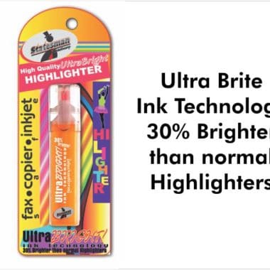 Statesman Neon Orange Highlighter - Special Offer !!!