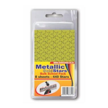 Metallic Gold Star Stickers Pack Of 440