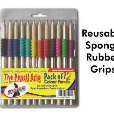 Statesman Colour Pencils With Rubber Grips 12's - Special Offer !!!