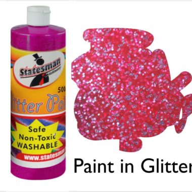 Glitter Paint Pink Large 500ml