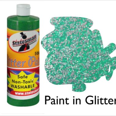 Glitter Paint 500ml Blue Large