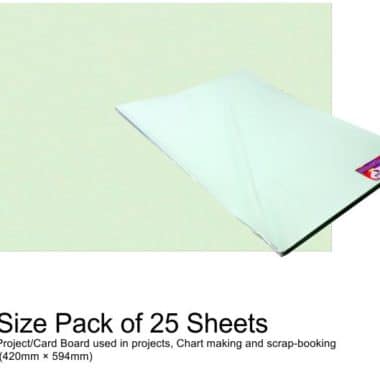 Project Boards A2 – 25 Sheets Green