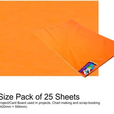 Project Boards A2 – 25 Sheets Orange