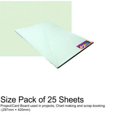 Project Boards A3 - 25 Sheets Green