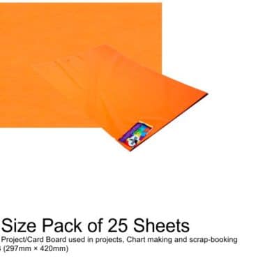 Project Boards A3 - 25 Sheets Orange