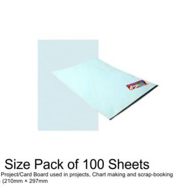 Project Boards A4 – 100 Sheets Blue